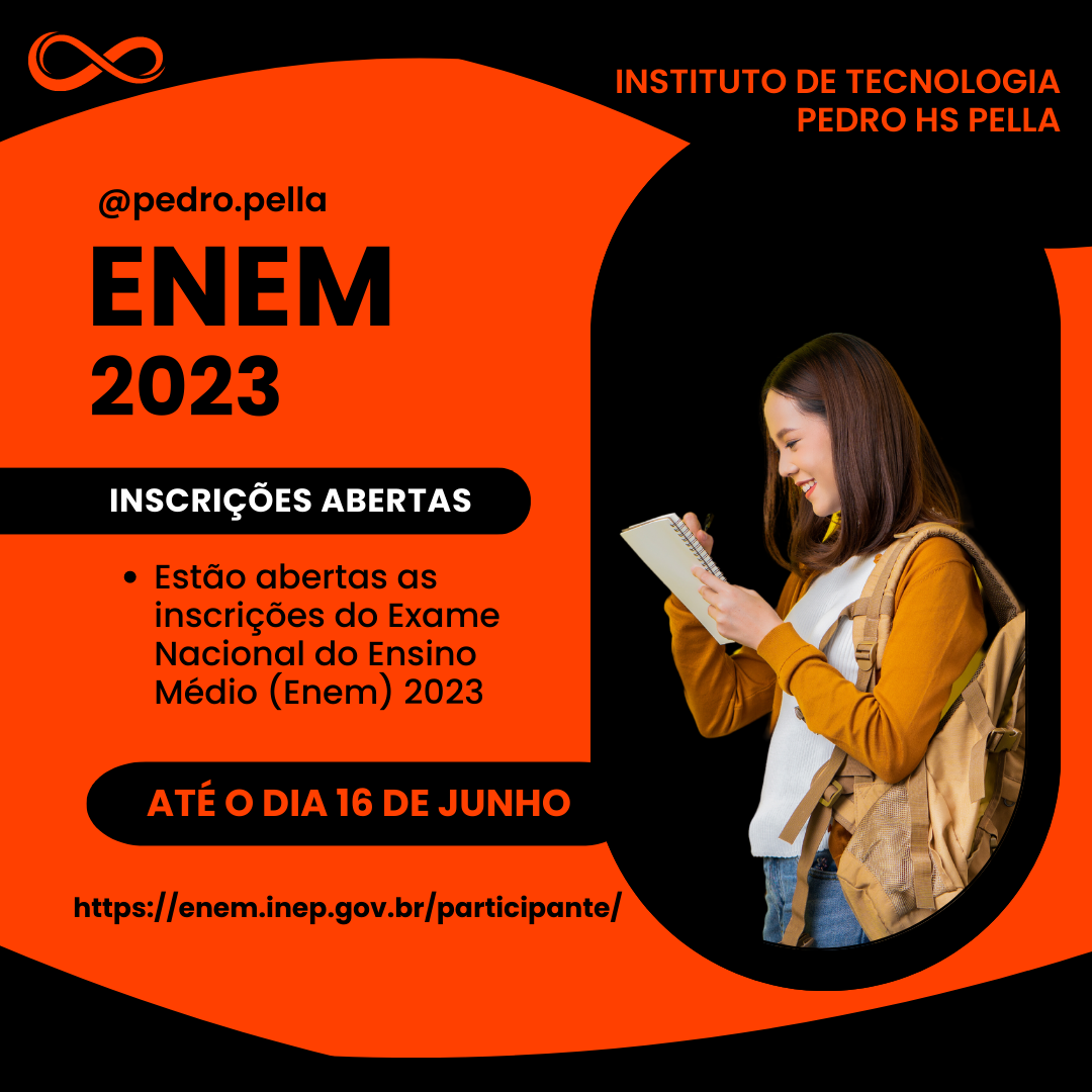Inscrições para o ENEM 2023 iniciam hoje - Campus Erechim